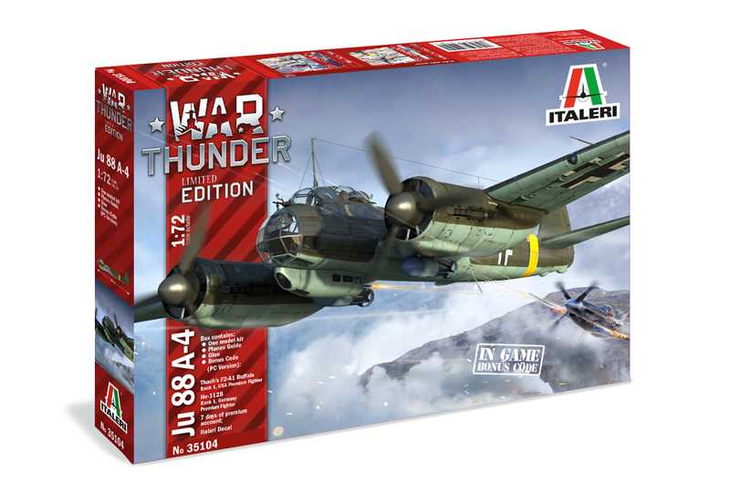 Model Kit War Thunder 35104 - JU 88 A-4 (1:72)