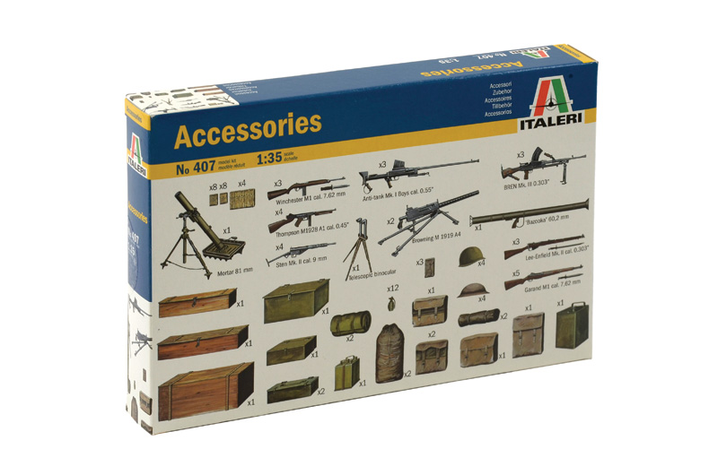 Model Kit doplňky 0407 - ACCESSORIES (1:35)