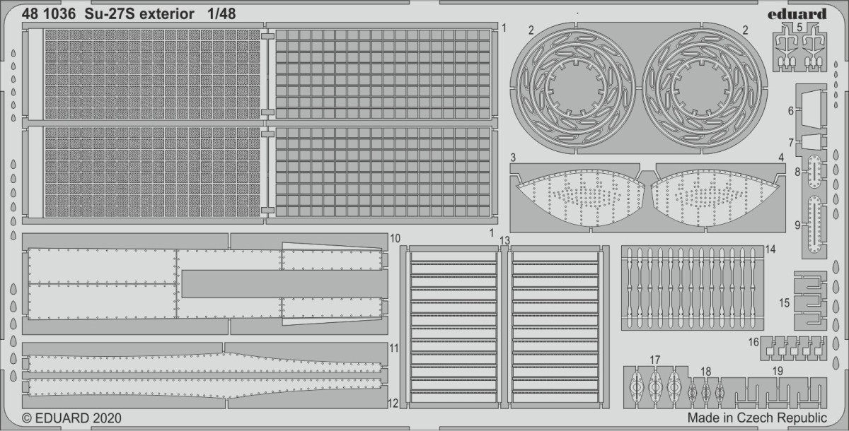 1/48 Su-27S exterior for KITTY HAWK kit