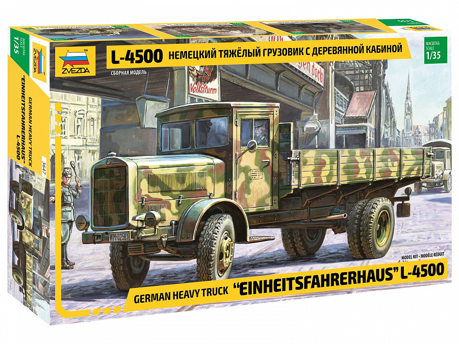 Model Kit military 3647 - L-4500 Einheitsfahrerhaus (RR) (1:35)