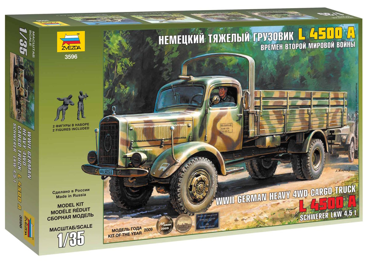 Model Kit military 3596 - German Heavy Truck L4500A (1:35)