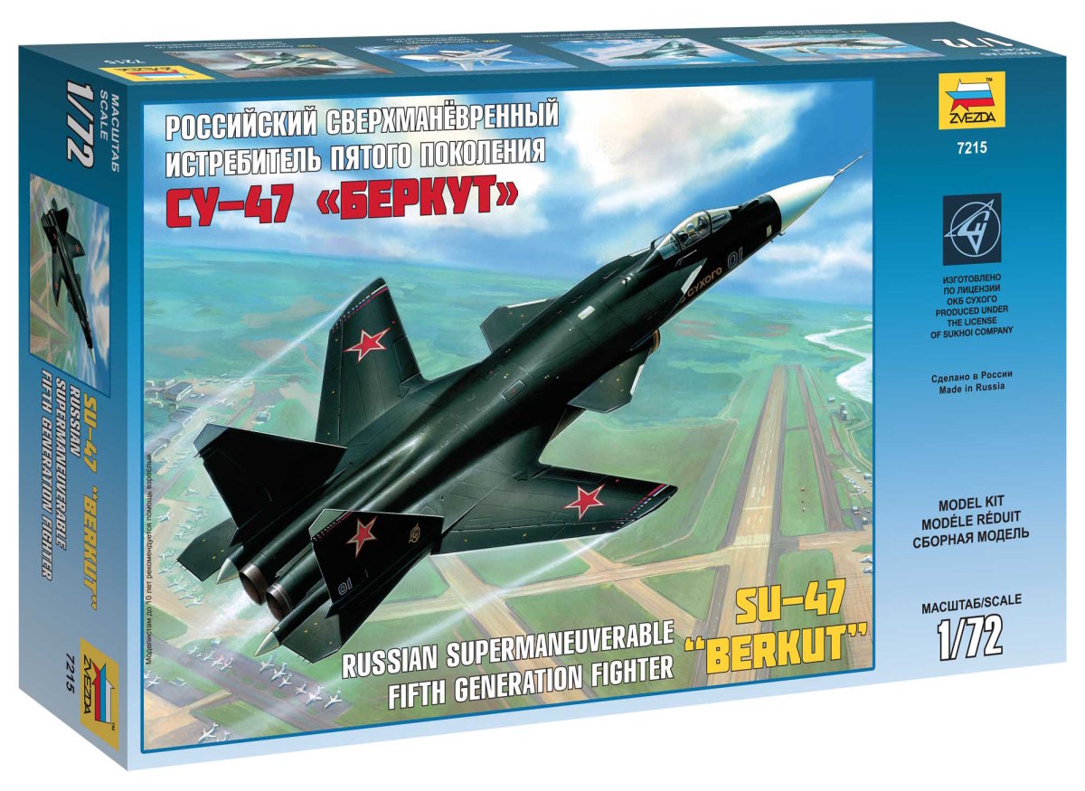 Model Kit letadlo 7215 - Sukhoi SU-47 Berkut (1:72)