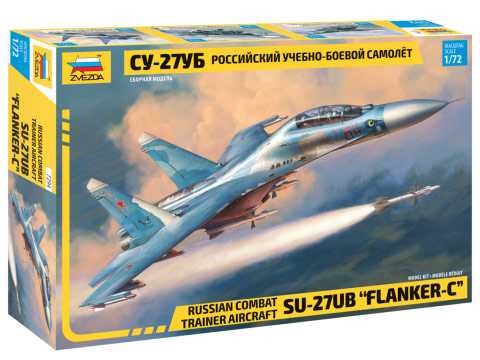 Model Kit letadlo 7294 - Sukhoi SU-27 UB "Flanker-C" (1:72)