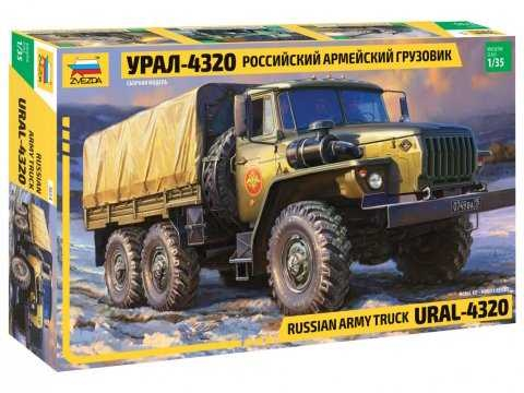 Model Kit military 3654 - RUSSIAN ARMY TRUCK URAL4320 (1:35)