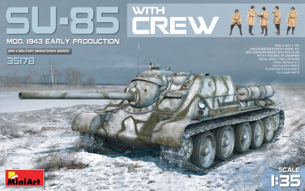 1/35 SU-85 Mod. 1943 (Early Production) w/Crew