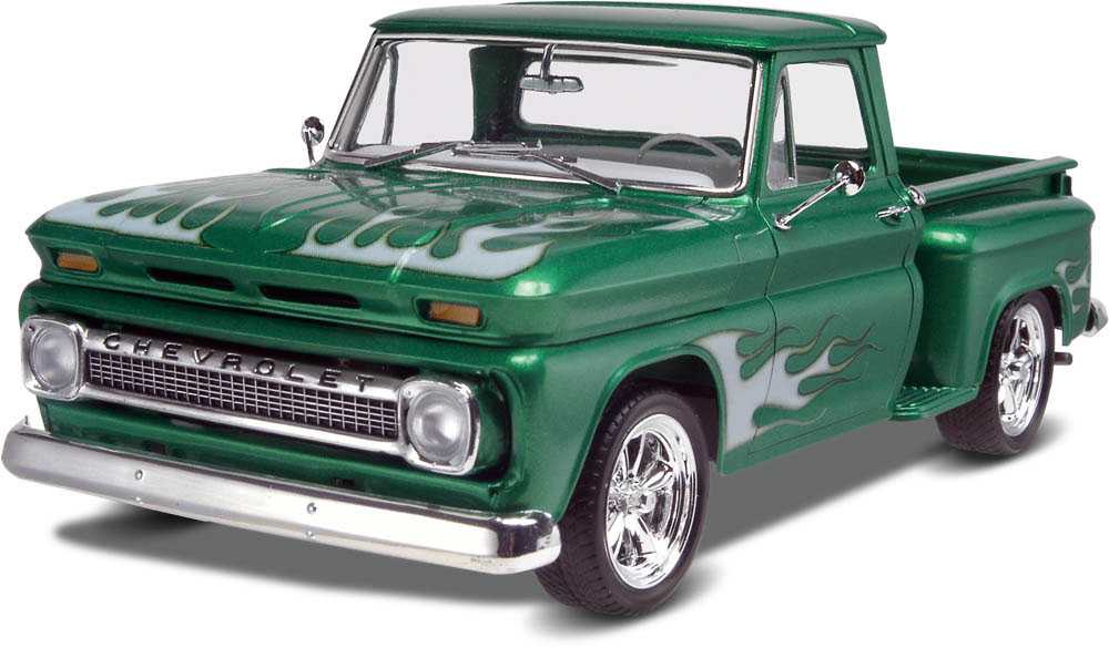 Plastic ModelKit MONOGRAM auto 7210 -  '65 Chevy® Stepside Pickup 2 'n 1 (1:25)