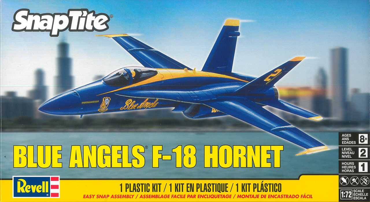 Snap Kit MONOGRAM letadlo 1185 -  F-18 'Blue Angels' (1:72)