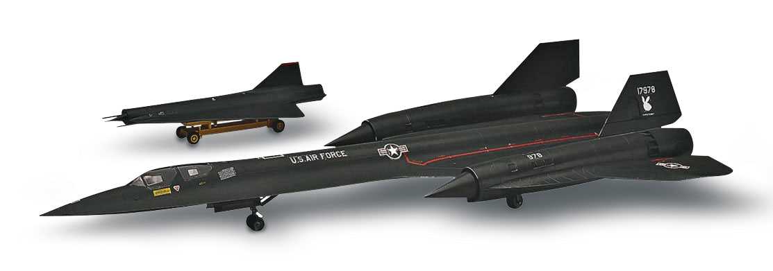 Plastic ModelKit MONOGRAM letadlo 5810 - SR-71A Blackbird® (1:72)