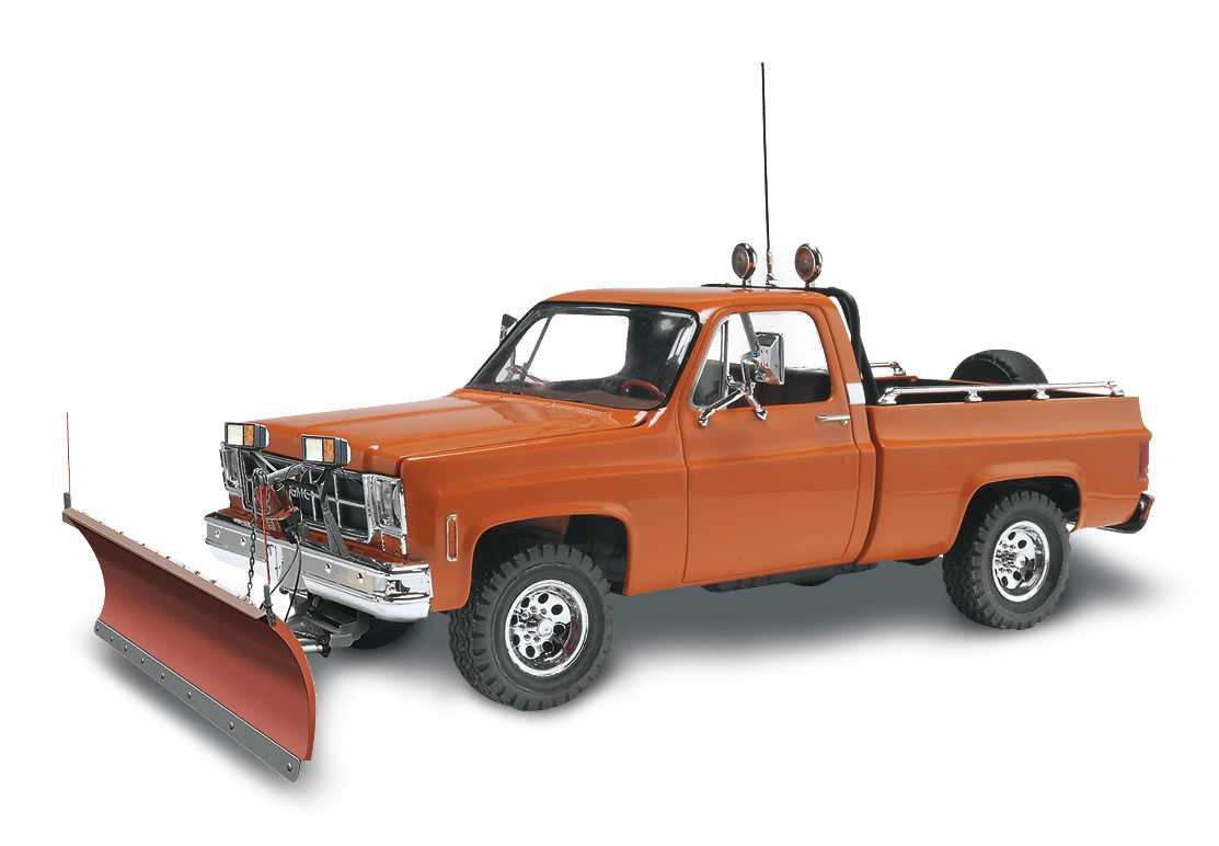 Plastic ModelKit MONOGRAM auto 7222 - GMC® Pickup w/ Snow Plow  (1:24)