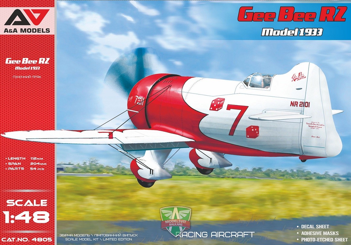 1/48 Gee Bee R2 ( 1933 release) racing aircraft