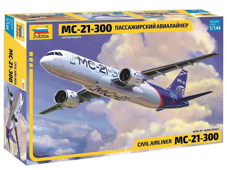 Model Kit letadlo 7033 - Civil Airliner MC-21-300 (1:144)