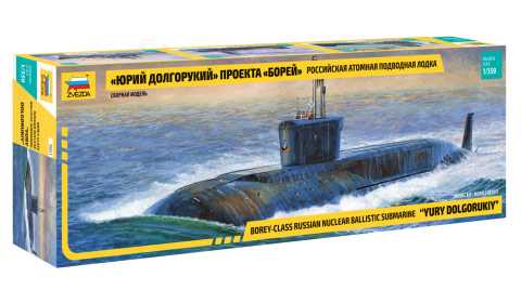 Model Kit ponorka 9061 - Nuclear Submarine "Yury Dolgorukiy" (1:350)