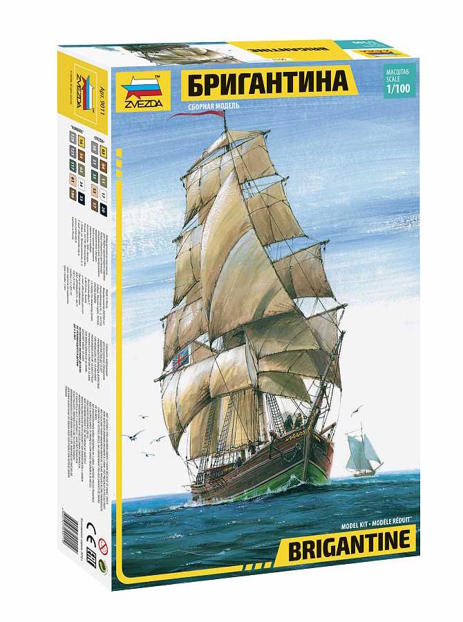 Model Kit loď 9011 - English Brigantine (RR) (1:100)