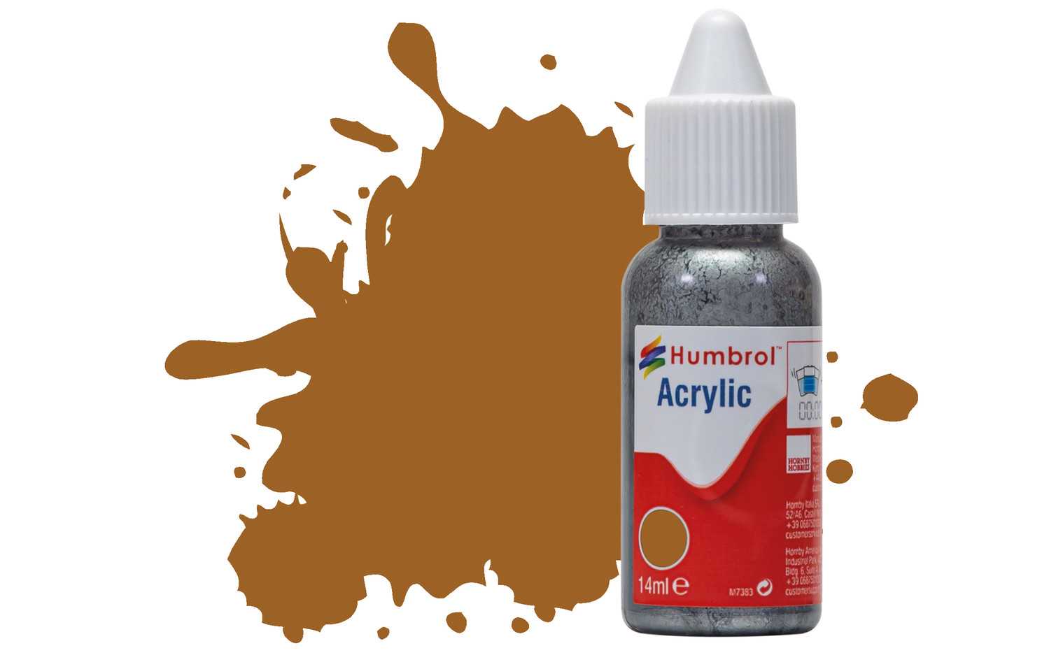 Humbrol barva akryl DB0012 - No 12 Copper - Metallic - 14ml