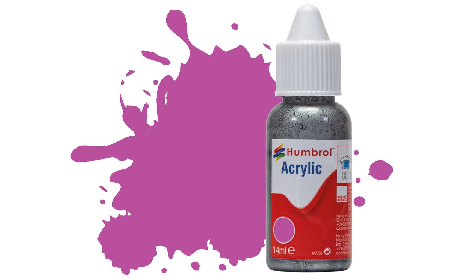 Humbrol barva akryl DB0058 - No 58 Magenta Matt - 14ml