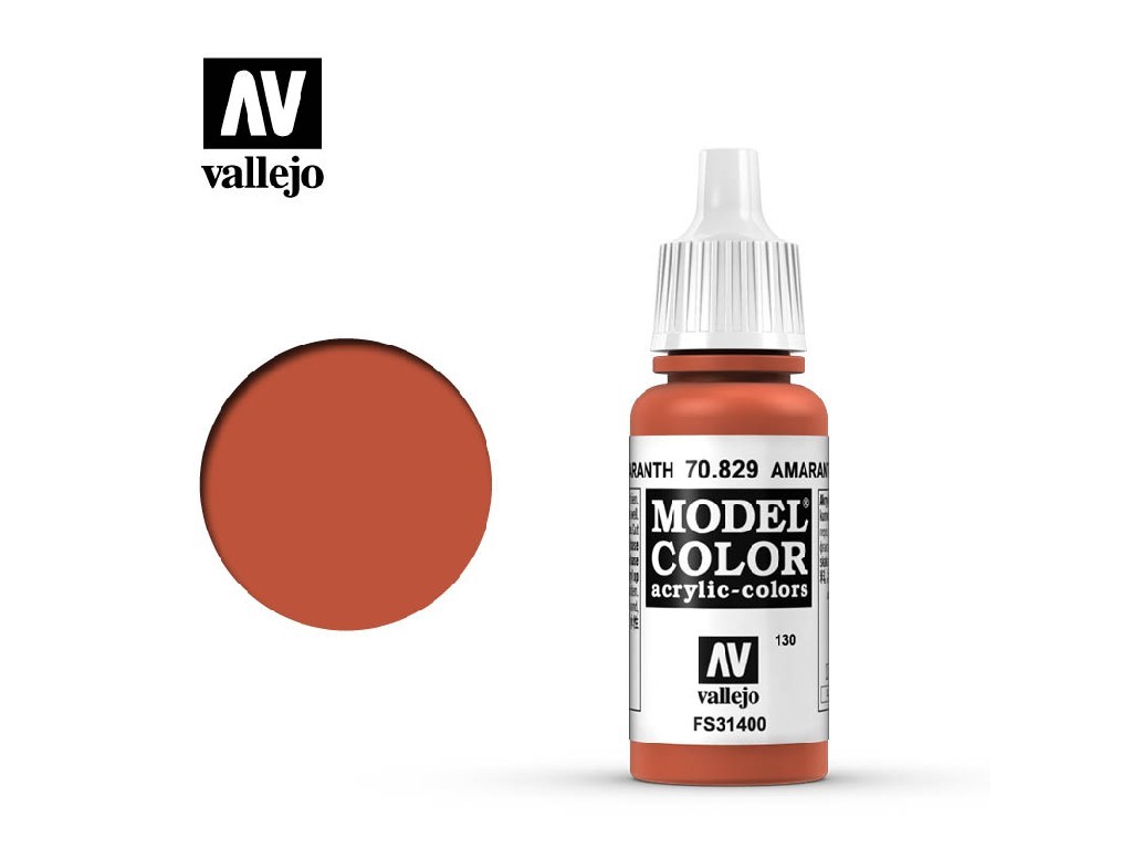 Akrylová barva Vallejo Model Color 70829 Amaranth Red (17ml)