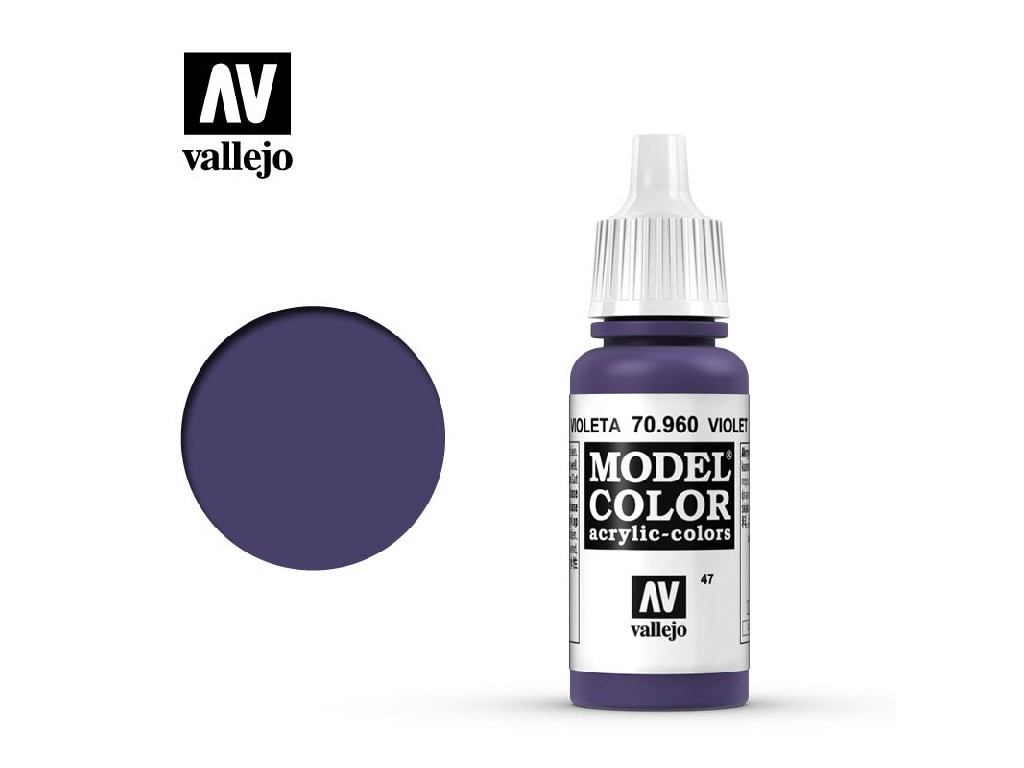 Akrylová barva Vallejo Model Color 70960 Violet (17ml)