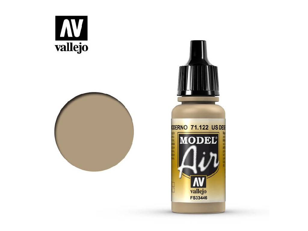 Akrylová barva pro Airbrush Vallejo Model Air 71122 US Desert Armour 686 (17ml)