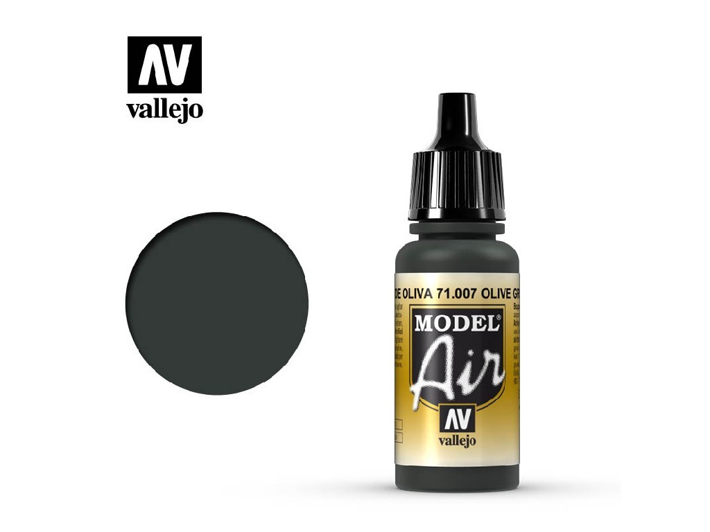 Akrylová barva pro Airbrush Vallejo Model Air 71007 Olive Green (17ml)