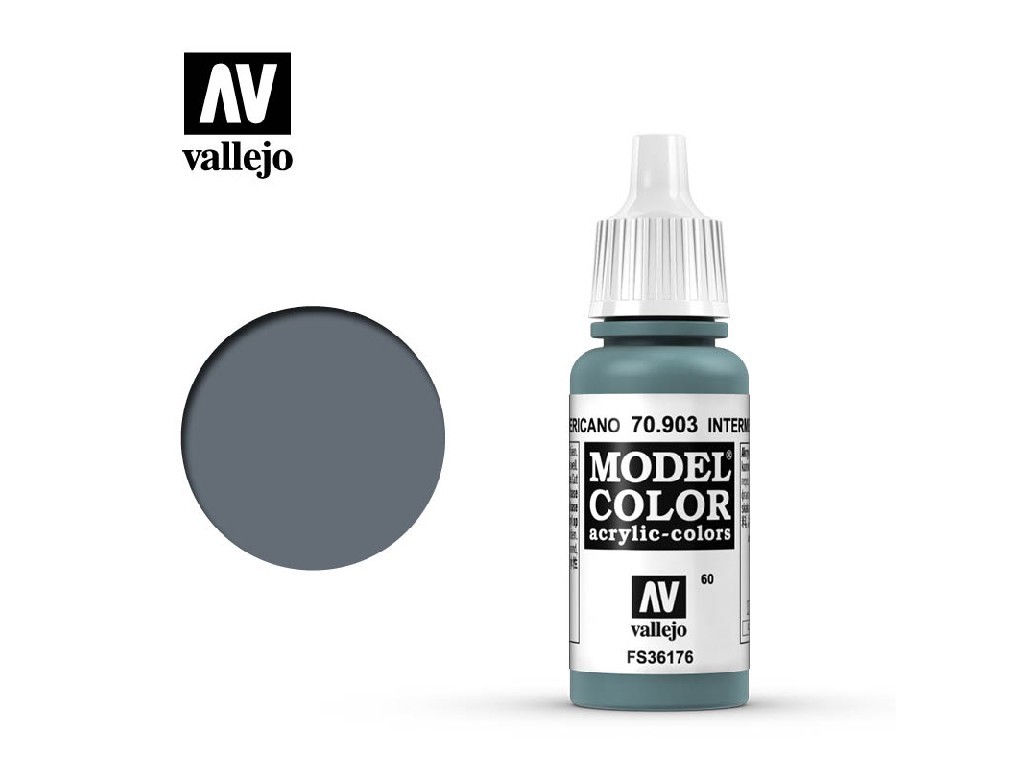 Akrylová barva Vallejo Model Color 70903 Intermediate Blue (17ml)