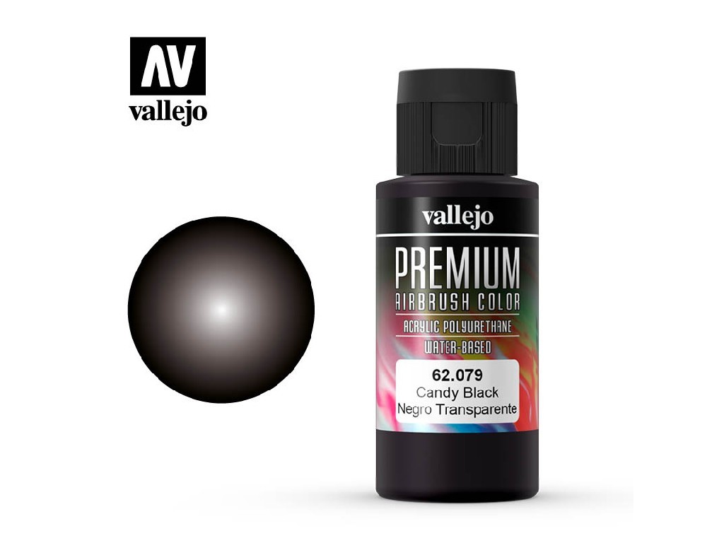 Vallejo PREMIUM Color 62079 Candy Black (60ml)