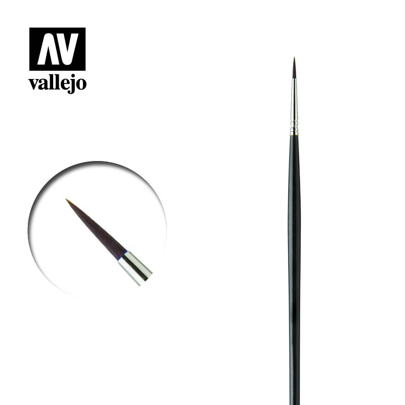 Vallejo Brush P18000 Kolinsky Sable Brush No,0