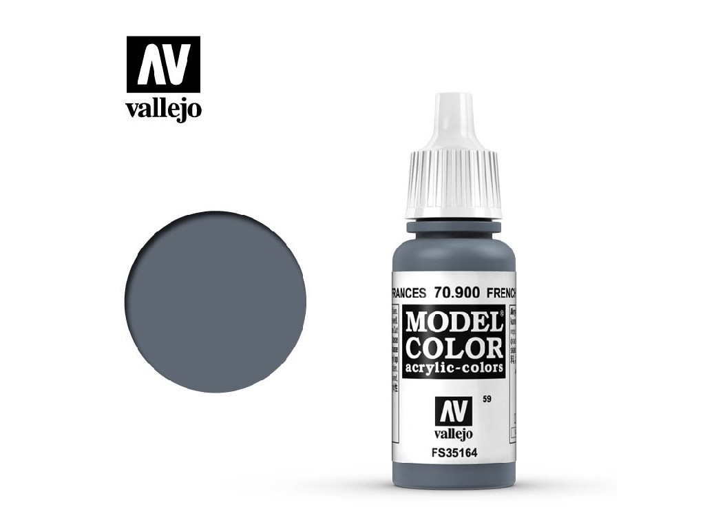 Akrylová barva Vallejo Model Color 70900 French Mirage Blue (17ml)