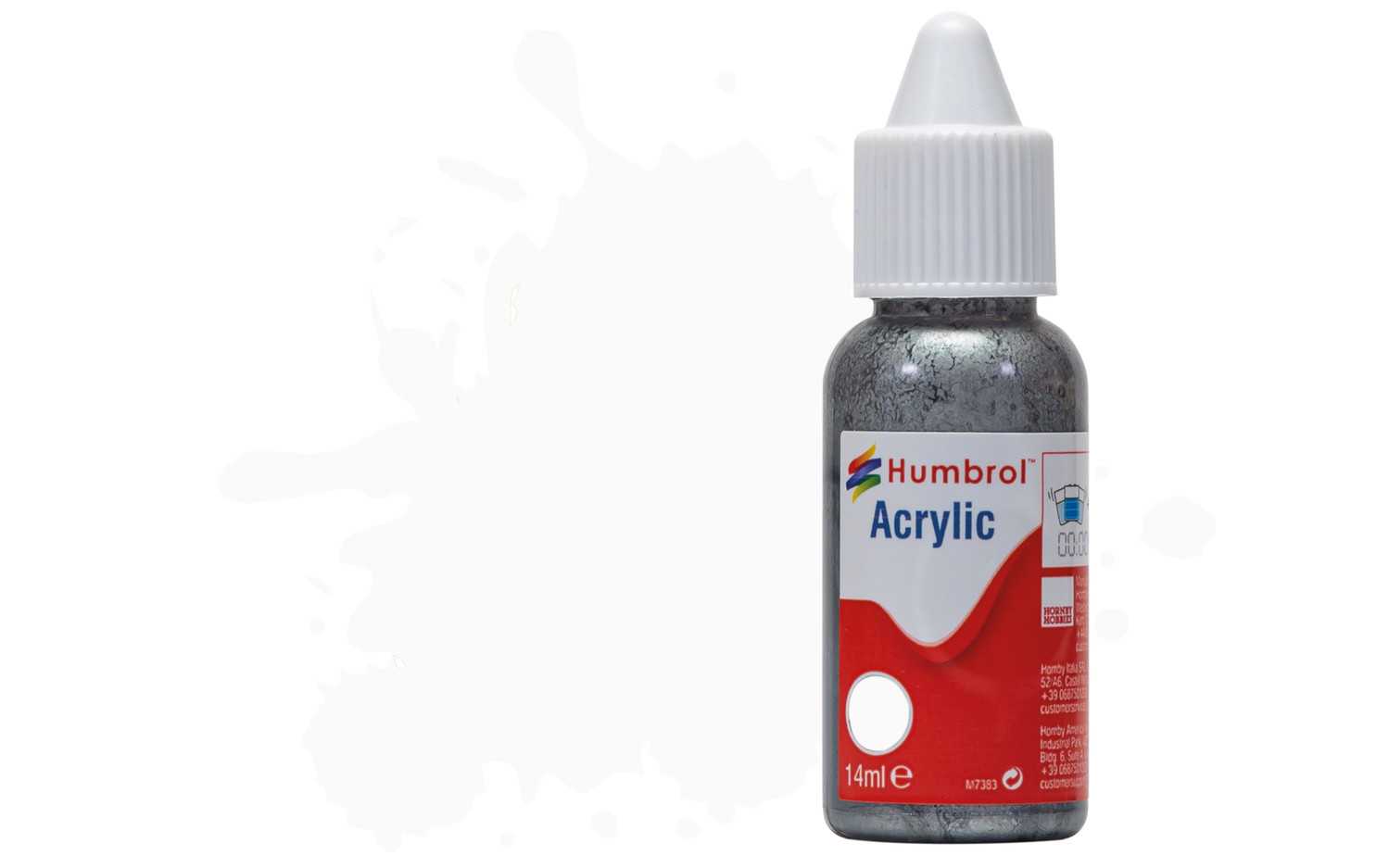 Humbrol barva akryl DB0130 - No 130 White - Satin - 14ml