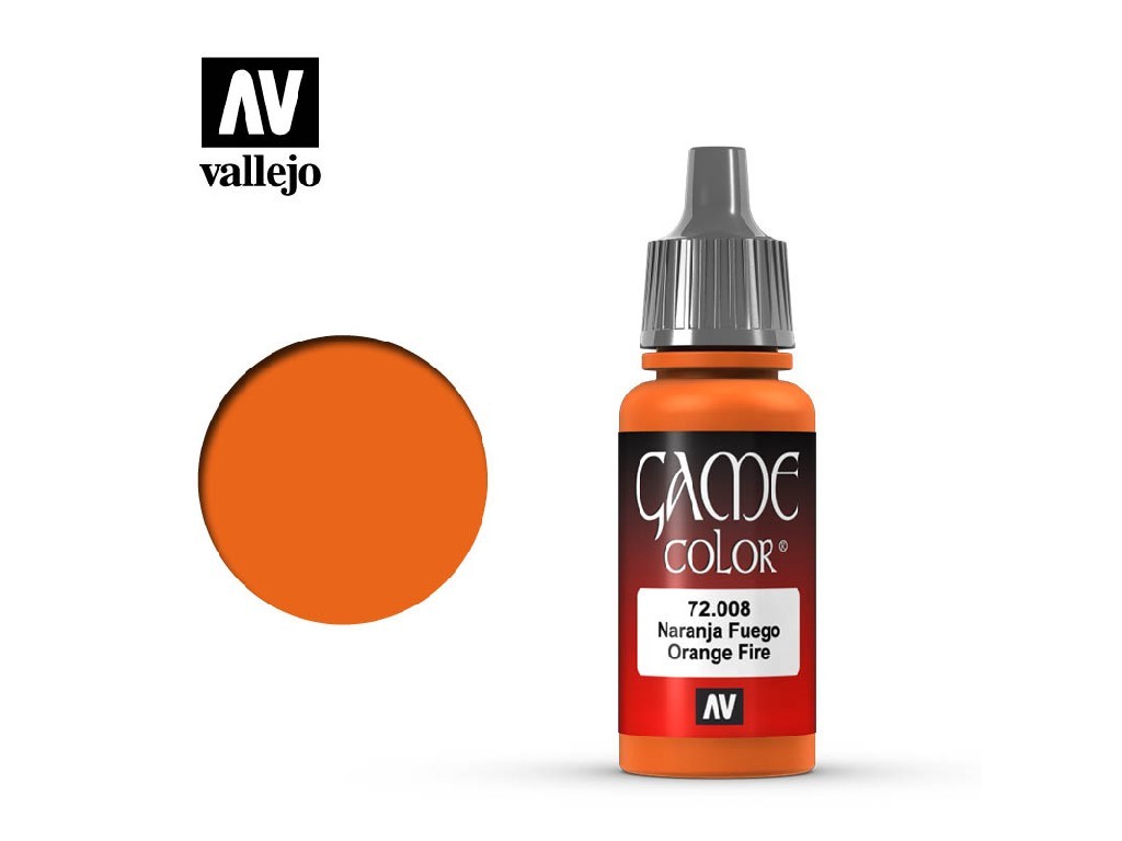 Vallejo Game Color 72008 Orange Fire (17ml)