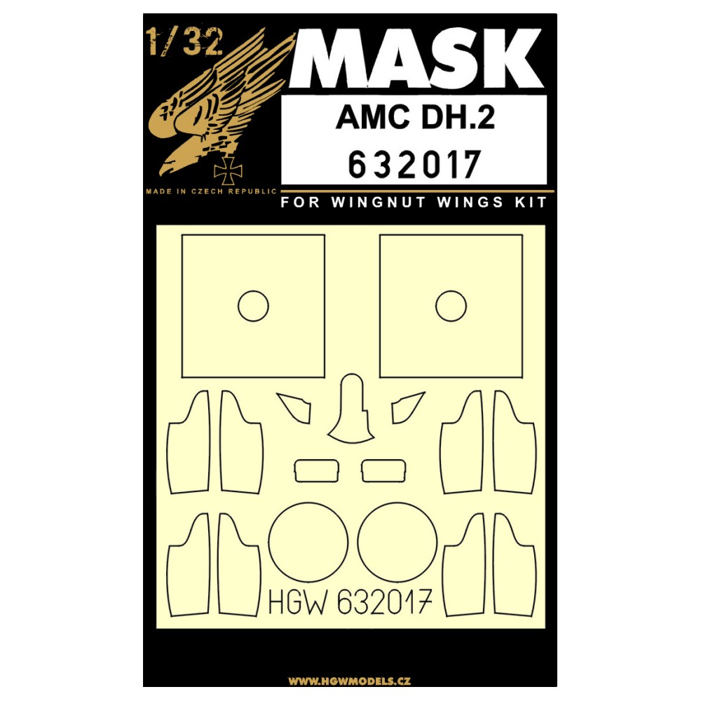 1/32 AMC DH.2 - Masks - Wingnut Wings