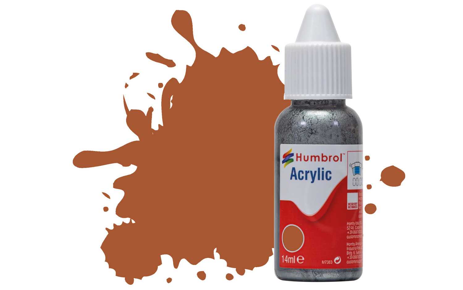 Humbrol barva akryl DB0062 - No 62 Leather - Matt - 14ml