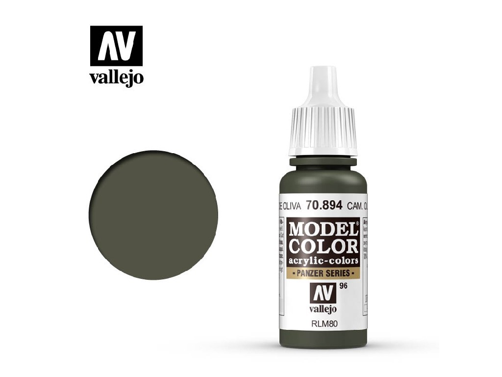 Akrylová barva Vallejo Model Color 70894 Cam,Olive Green (17ml)