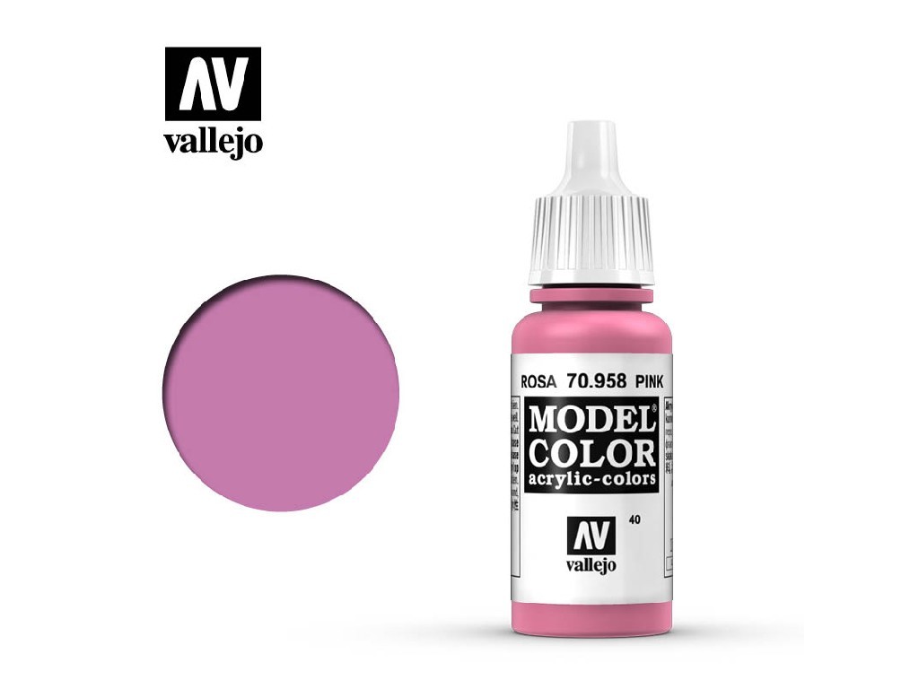 Akrylová barva Vallejo Model Color 70958 Pink (17ml)