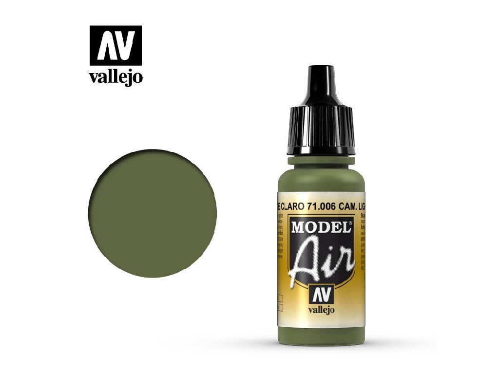 Akrylová barva pro Airbrush Vallejo Model Air 71006 Light Green Chromate (17ml)