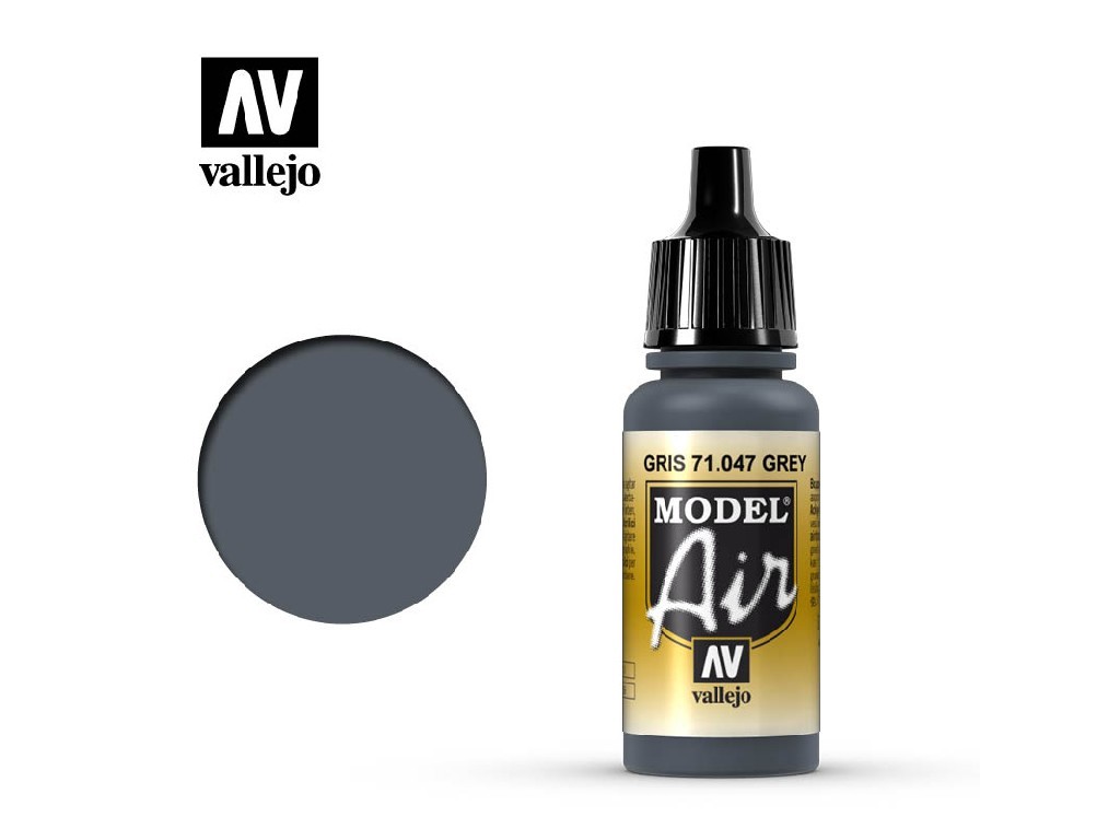 Akrylová barva pro Airbrush Vallejo Model Air 71047 Gray (17ml)