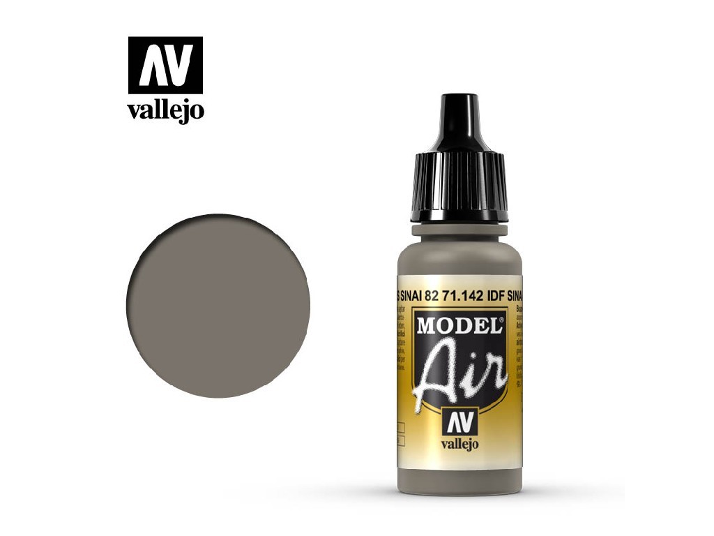 Akrylová barva pro Airbrush Vallejo Model Air 71142 IDF Sinai Grey 82 (17ml)