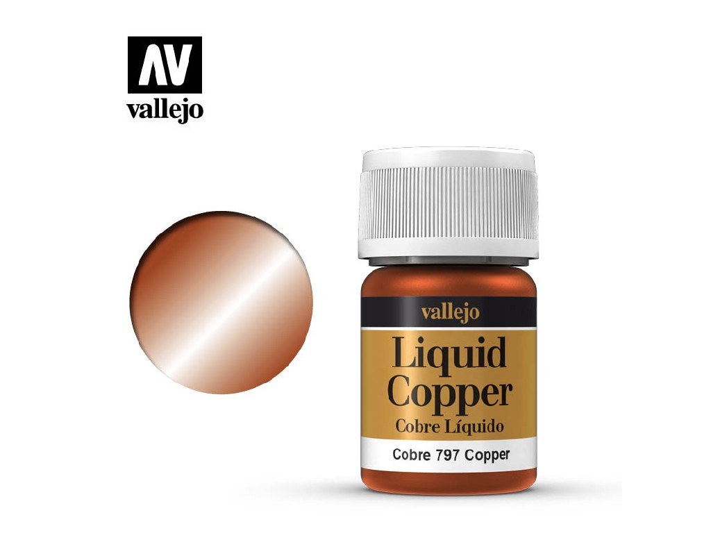 Vallejo Liquid Gold 70797 Copper (Alcohol Based) (35ml)