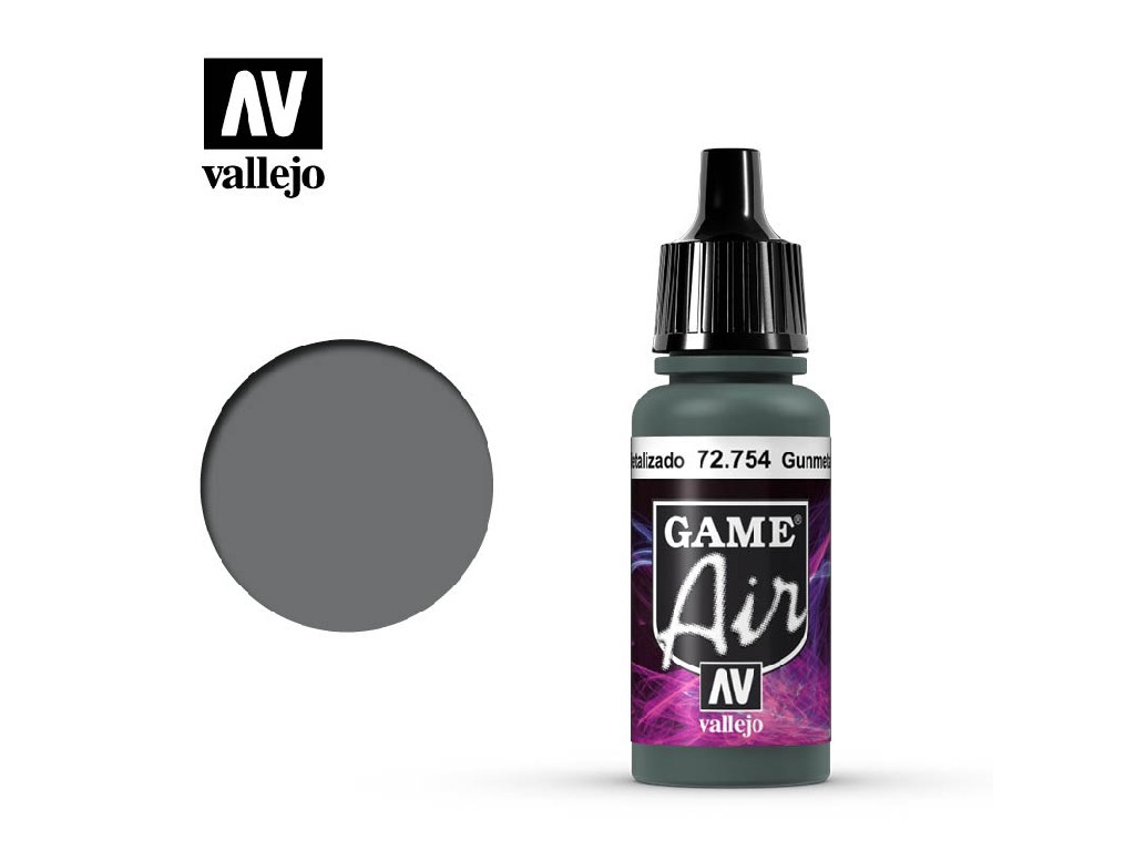 Vallejo Game Air 72754 Gunmetal (17ml)