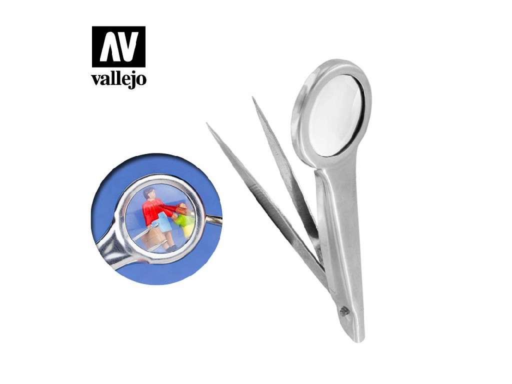 Vallejo T12001 Pinzeta s lupou (Magnifier Tweezers)