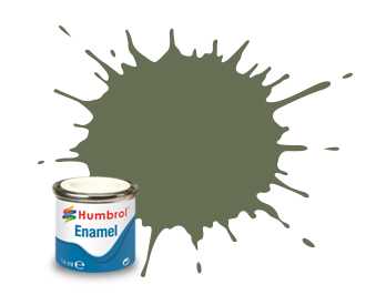 Humbrol barva email AA1167 - No 105 Marine Green. - Matt - 14ml