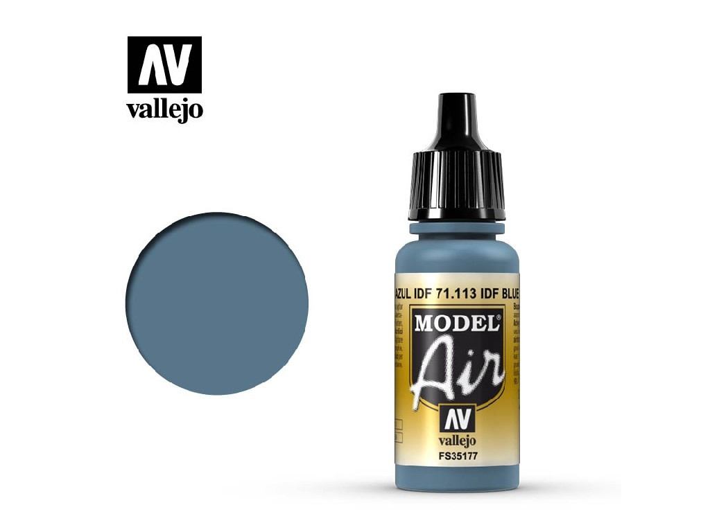 Akrylová barva pro Airbrush Vallejo Model Air 71113 IDF Blue (17ml)