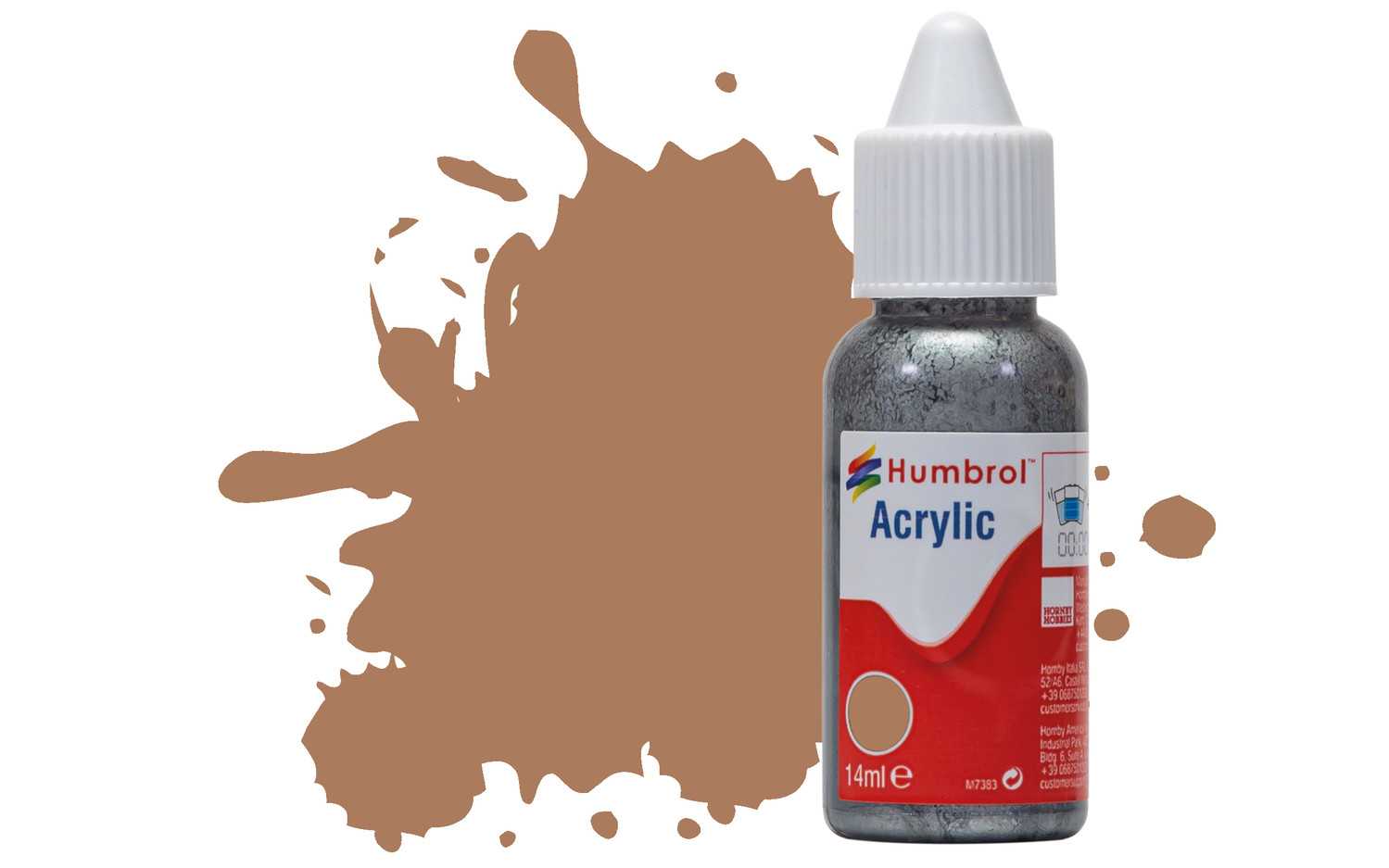 Humbrol barva akryl DB0118 - No 118 US Tan - Matt - 14ml