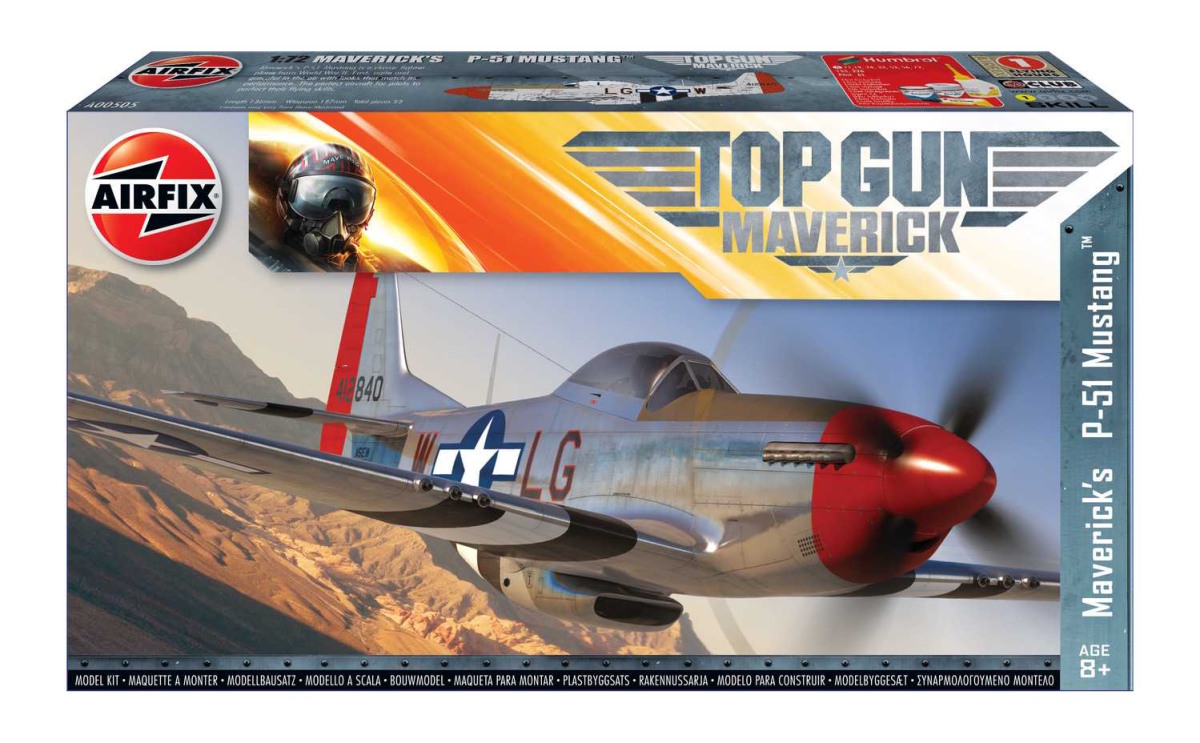 Classic Kit letadlo A00505 - Top Gun Maverick's P-51D Mustang (1:72)