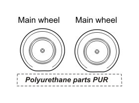 1/72 TBM Avenger wheels for Aca/Has