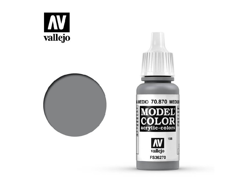 Akrylová barva Vallejo Model Color 70870 Medium Sea Grey (17ml)