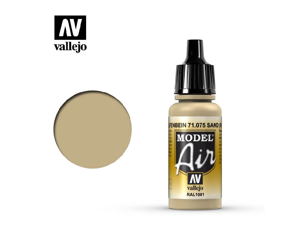 Akrylová barva pro Airbrush Vallejo Model Air 71075 Ivory (17ml)