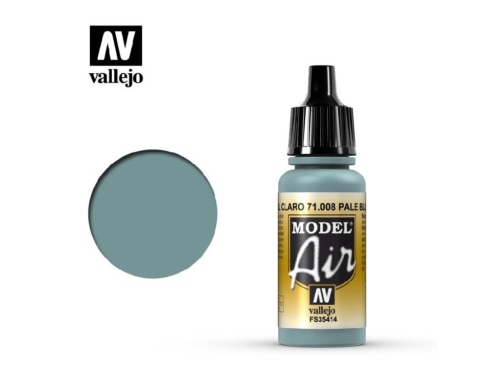 Akrylová barva pro Airbrush Vallejo Model Air 71008 Pale Blue (17ml)