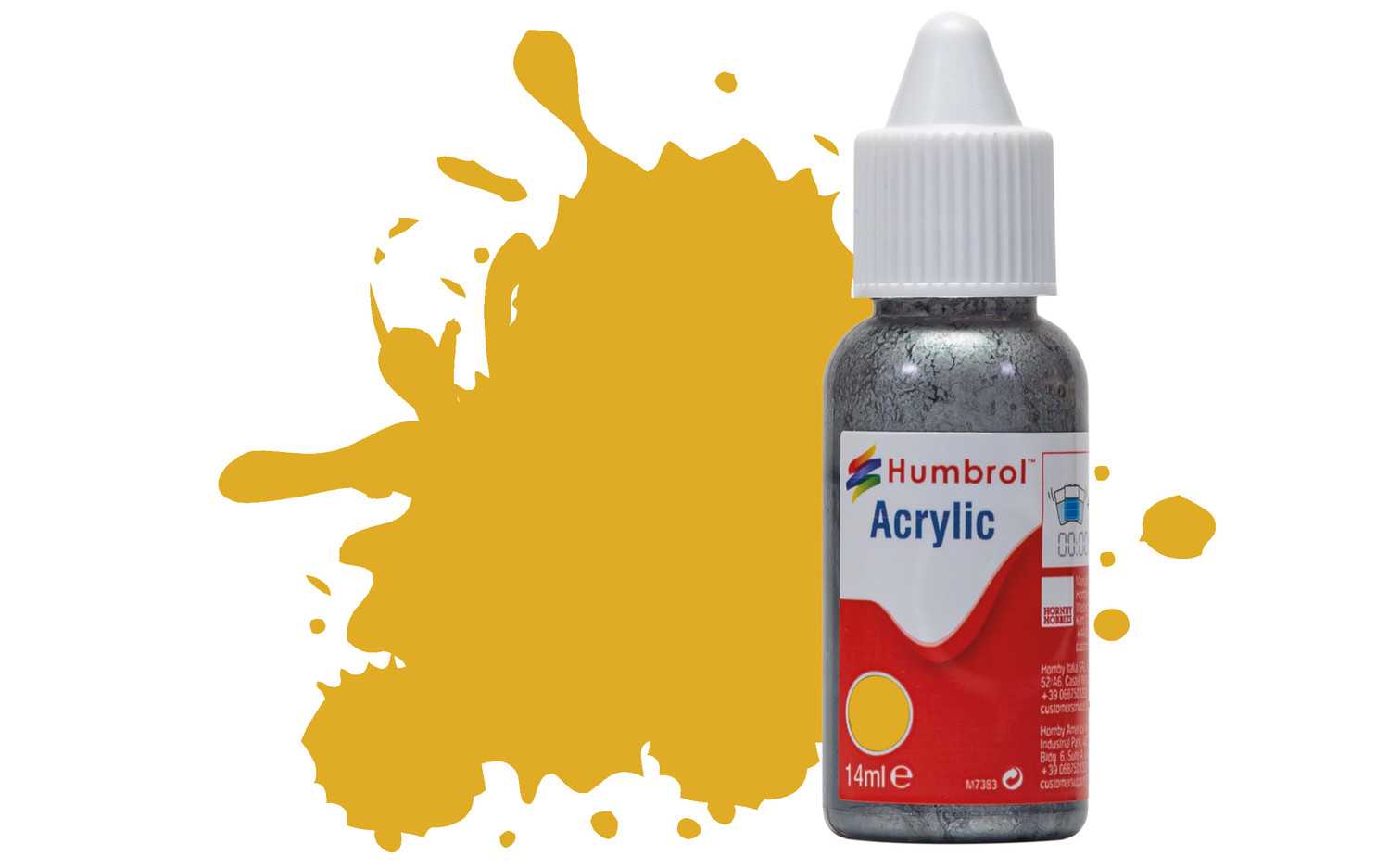 Humbrol barva akryl DB0016 - No 16 Gold - Metallic - 14ml