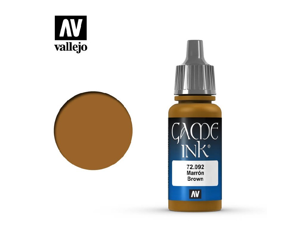 Vallejo Game Color 72092 Brown  Ink (17ml)