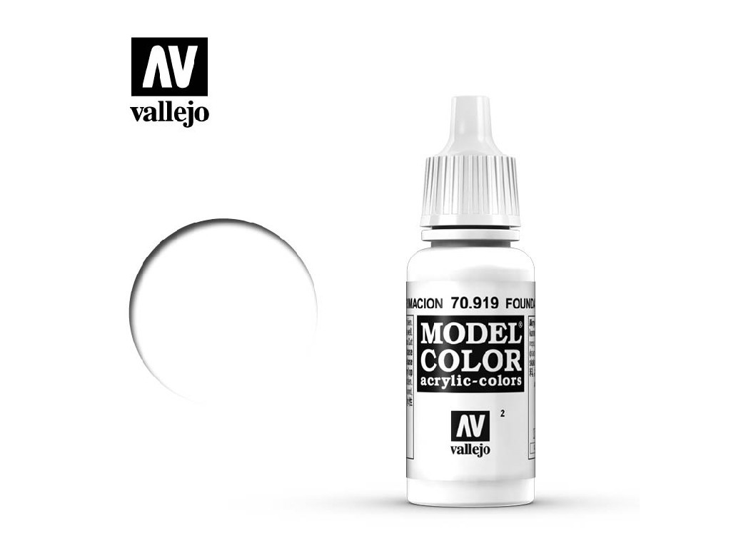 Akrylová barva Vallejo Model Color 70919 Cold White (17ml)